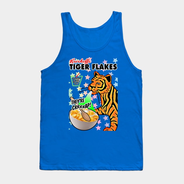 Knockoff Breakfast Cereal : Tiger Flakes Tank Top by demandchaos1